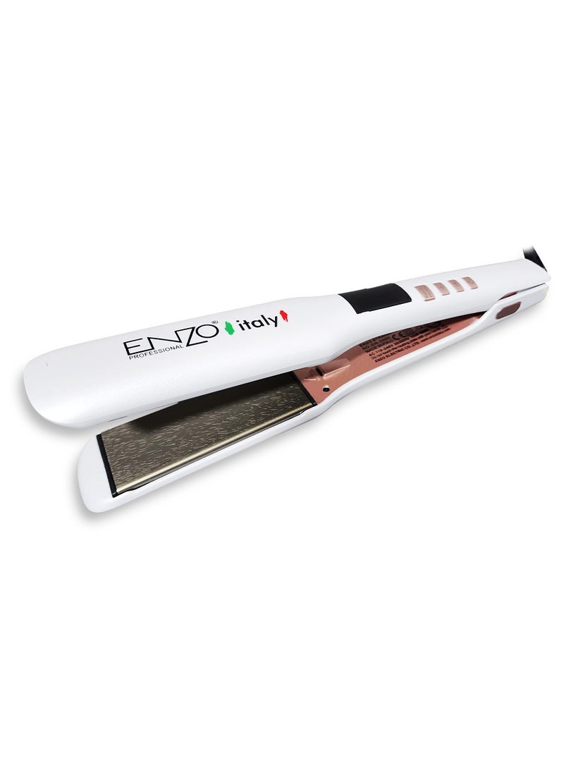 ENZO - Professional hair straightener , salon temperature reaches 1280 degrees Fahrenheit to suit thick hair EN-3990 - Image 1
