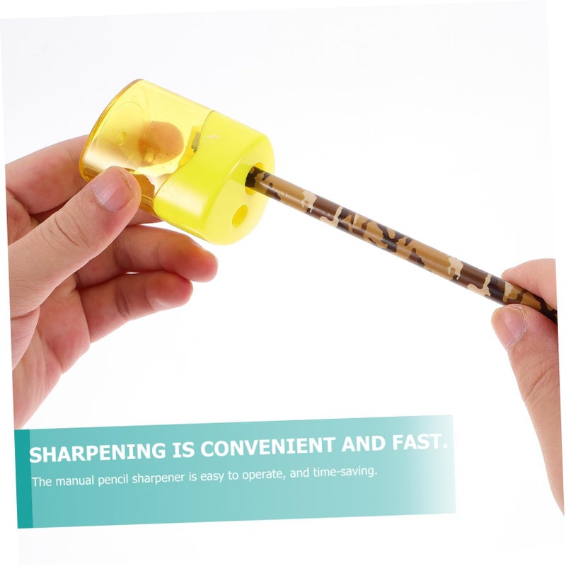 12 Dual Pencil Sharpeners Portable Manual for School Office Home Creative Artists Students - Image 5