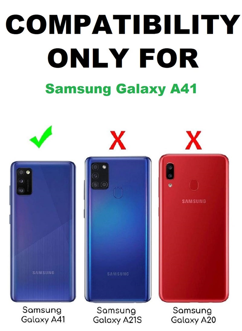 Super 2 Pieces Tempered Glass Screen Protector Anti-Spy Privacy Designed For Samsung Galaxy A41 Full Screen Coverage And Bubble Free - Image 3