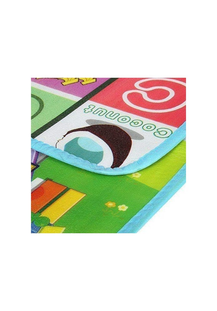 Delopik Kid's Floor Activity Happy Farm Rug Crawling Carpet - Waterproof Non-Slip Reversible Playmat (120 x 180 cm) - Image 2