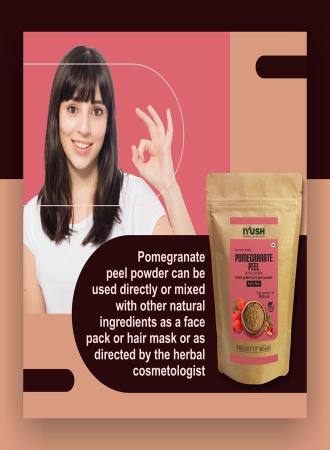 IYUSH Herbal Ayurveda Pomegranate Peel Powder - 900gm | Pomegranate Powder | Anar Powder | pomegranate powder for drink | D Tan/Detan Face Pack Powder | Dtan Pack | Skin Care & Hair Care | - Image 4