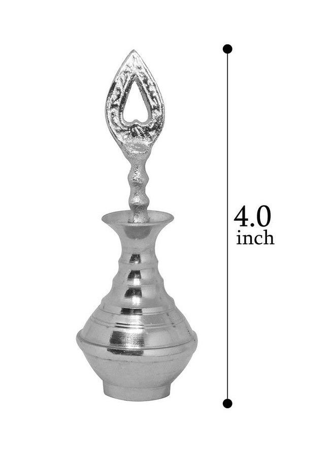 Prime Surme Dani For Girls And Kids Surma Holder For Home And Travel Use Surma Dani Silver Pack Of 1  - Image 3