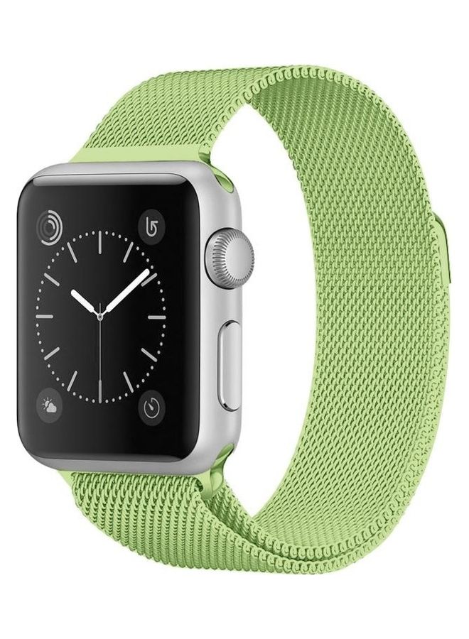 Replacement Strap For Apple Watch Series 6/SE/5/4 44mm And 3/2/1 42mm Mint Green - Image 3