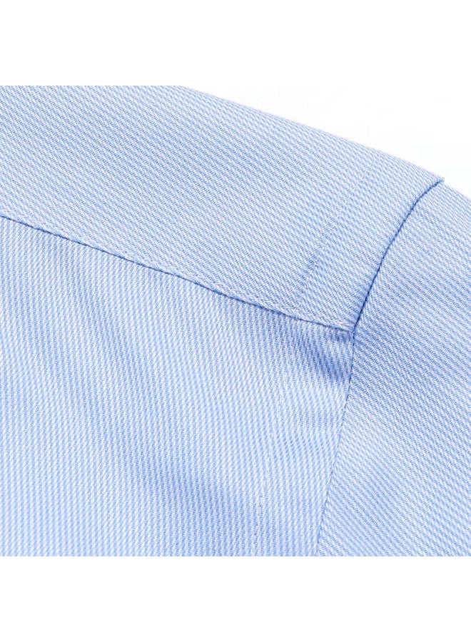 Youngor New Long Sleeve Shirt Light Blue Stripes Regular Fit 41 - Image 2