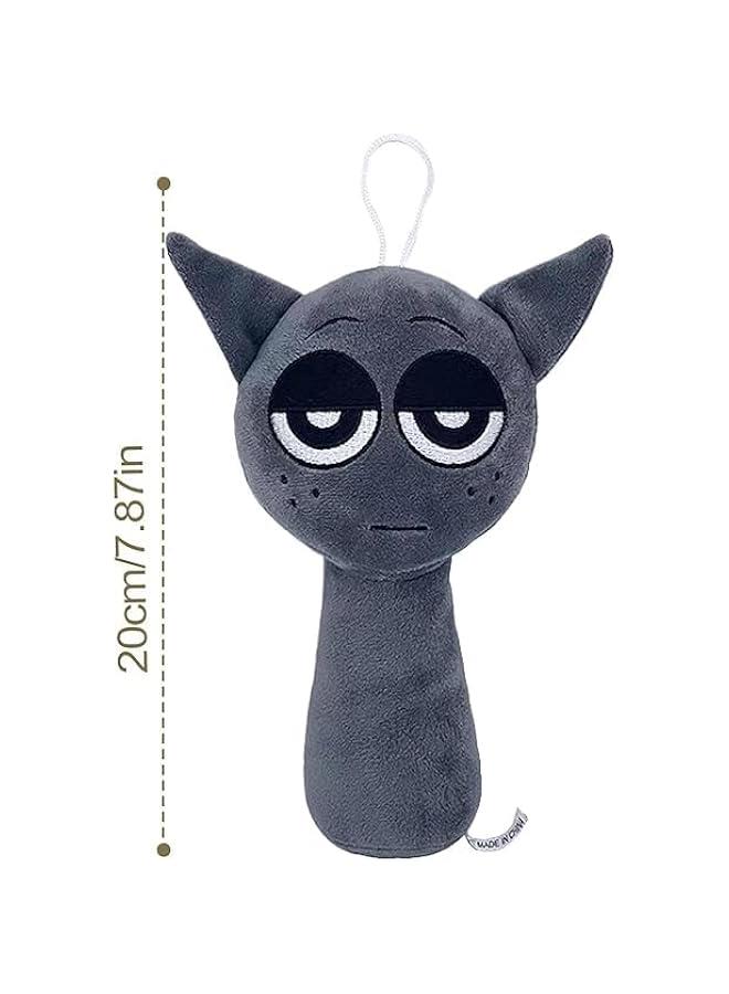 Arabest Sprunki Game Plush, Sprunki Toys Plush,Soft Stuffed Animal Pillow Doll  Birthday Gifts for Adult Kids(Grey)  - Image 2