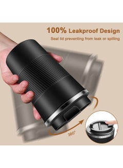 Bincoo Insulated Coffee Travel Mug 500ml Travel Coffee Mug with Leak-Proof Lid, Stainless Steel Vacuum Thermal Thermos to GO Leakproof, Tumbler Reusable Coffee Cup for Hot & Iced Drinks  - Image 4