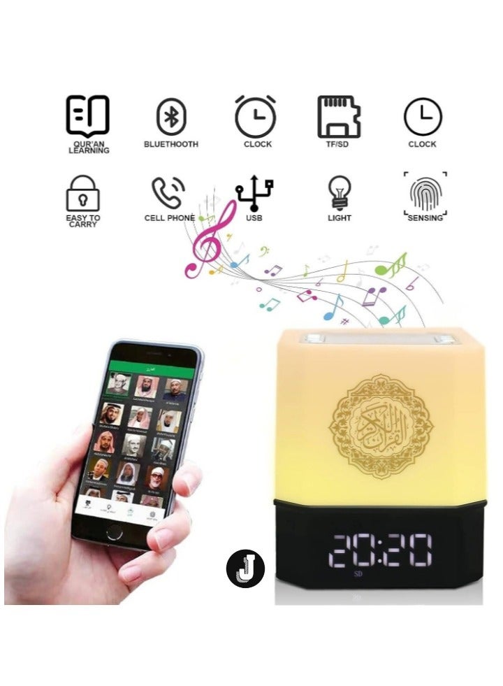 JAJEEK "Touch Lamp Quran Speaker – Multi-Function LED Night Light with Bluetooth, Remote & APP Control for Soothing Ambiance"  - Image 2