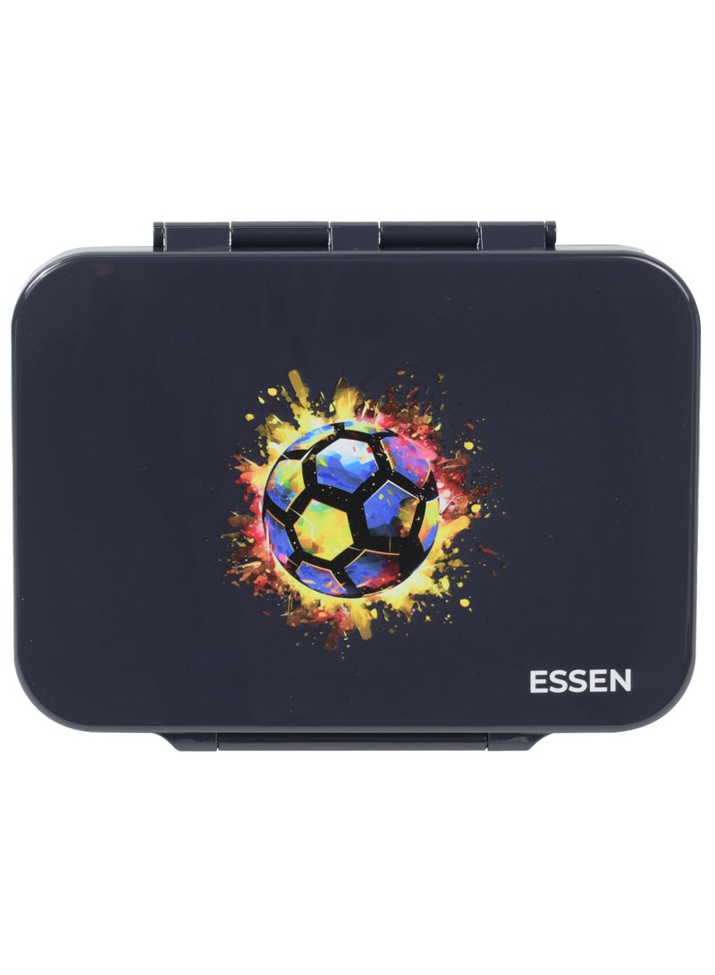 ESSEN Tritan Bento Lunch Box for Kids Boys - Football - Image 1