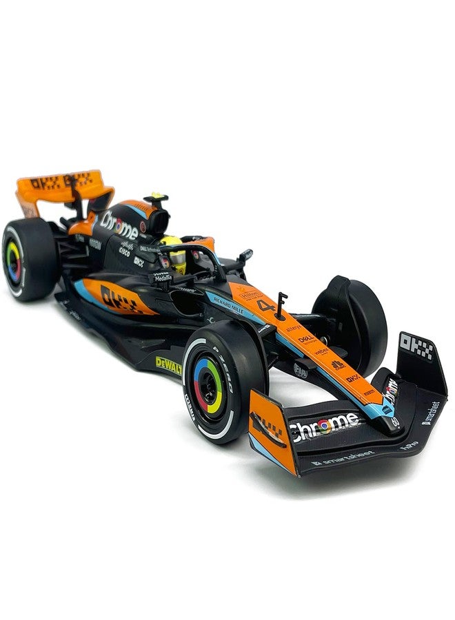 VIIGER 1:24 Scale F1 McLaren MCL60 Model Toy Car Metal Diecast Toy Vehicle, Formula 1 Team 2023 Australian Grand Prix, Lando Norris 4, Toys for Boys Kids Gifts, Men Collection, Home Office Décor, Black - Image 3