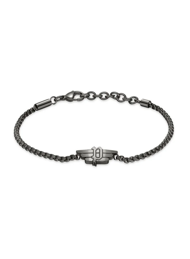 بوليس Revelry Gray Wing Logo Motif Bracelet For MenPEAGB0033303