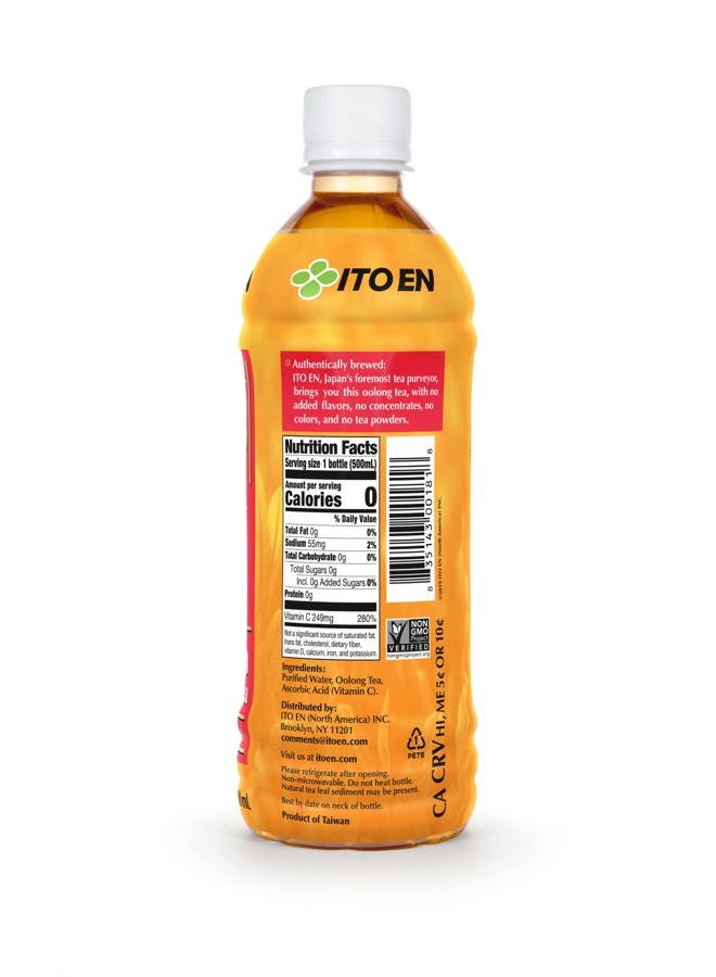 Ito En Tea Golden Oolong Tea, Unsweetened, 16.9 Ounce (Pack of 12) - Image 2