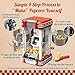 PANTASY Popcorn Machine Building Set Vintage Popcorn Maker Model with Interactive Crank Realistic Popcorn Pieces Character Figure and Collectible Display Design for Adults and Retro Lovers - Image 4
