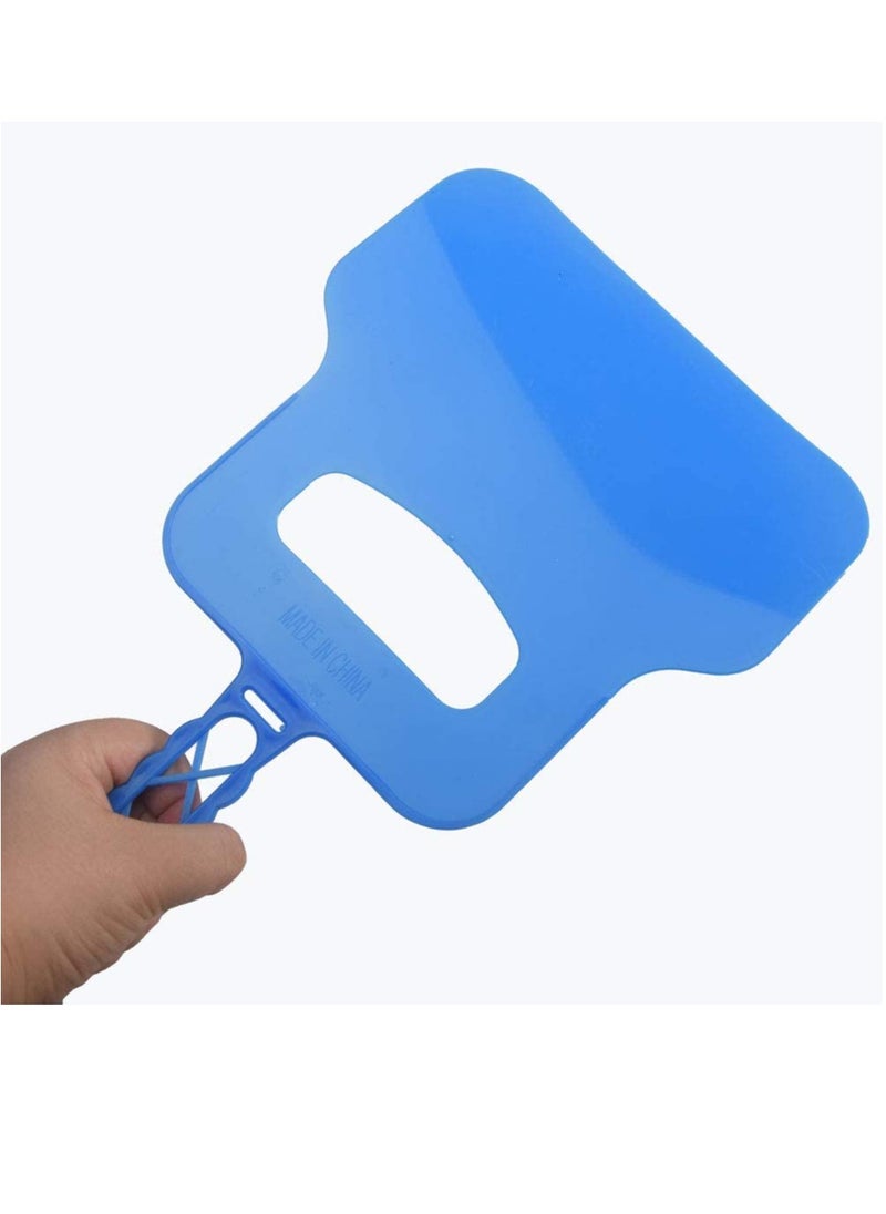 PAMEER 2-Set Handheld Manual Grill Fan Combustion-supporting Hand Crank Blower Flames Lighter Tool for Outdoor BBQ Grill Camping, BBQ Hand Fan Heat Resistant Plastic Barbecue Hand Fan BBQ Flame Blower  - Image 5