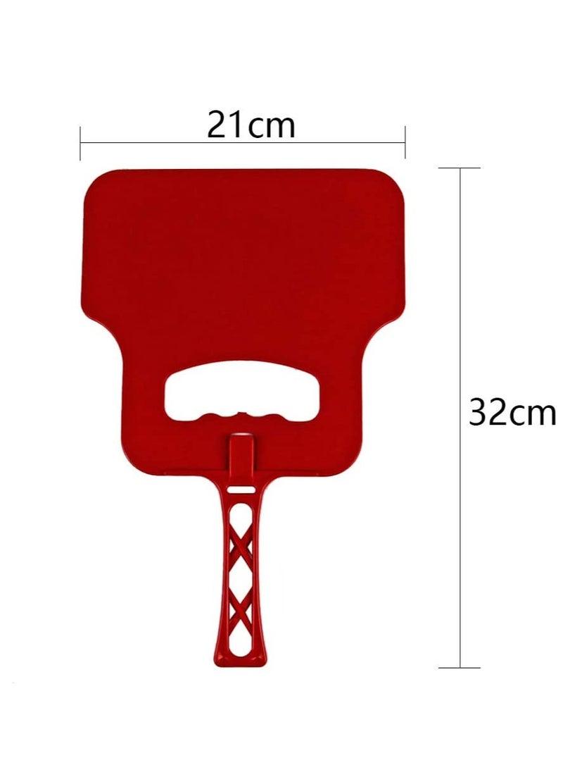 PAMEER 2-Set Handheld Manual Grill Fan Combustion-supporting Hand Crank Blower Flames Lighter Tool for Outdoor BBQ Grill Camping, BBQ Hand Fan Heat Resistant Plastic Barbecue Hand Fan BBQ Flame Blower  - Image 4