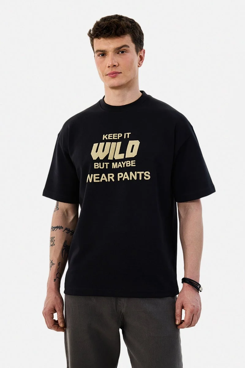 سنيتش Keep it Wild Oversized T-Shirt