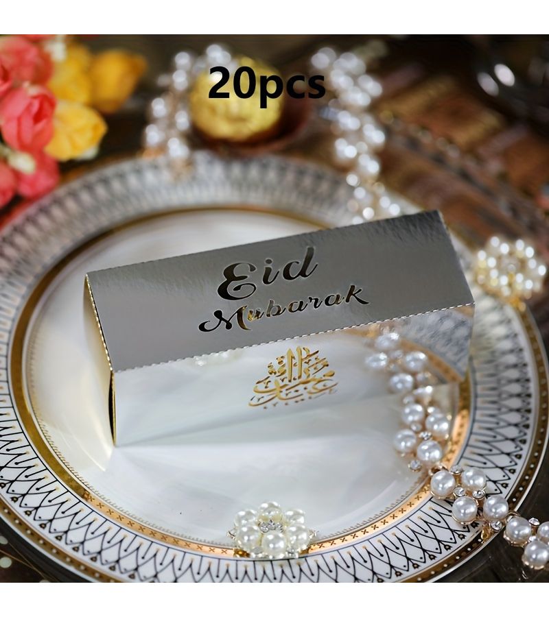 Pink Eid Al Fitr Ramadan Gift Boxes 20pcs Party Favor for Her Him - Image 2