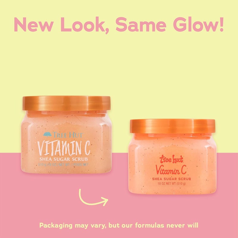 Treehut Vitamin C Shea Sugar Scrub, 18 oz, Ultra Hydrating and Exfoliating Scrub for Nourishing Essential Body Care - Image 2