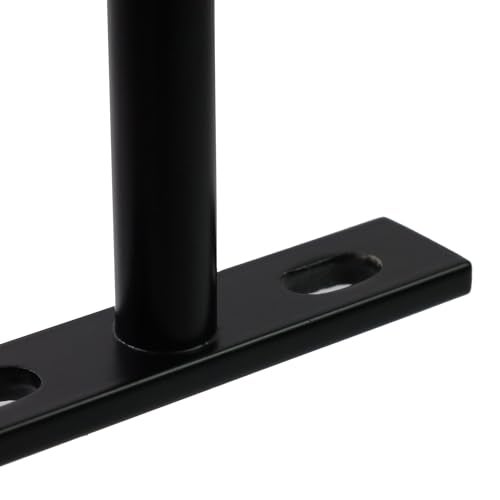 Antrader Black Floating Shelf Bracket,4Pcs 2 Inch Hidden Shelf Brackets Blind Shelf Bracket Hidden Brackets for Floating Wood Shelves,Screws and Wall Plugs Included - Image 4