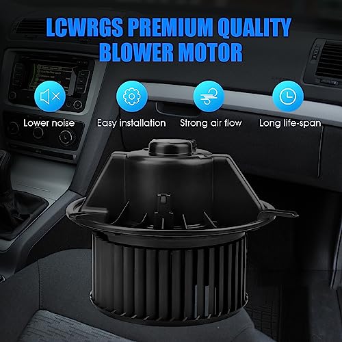 LCWRGS محرك مروحة سخان HVAC يناسب 2007-2013 BMW 328i 335i 128i 135i، 2006 BMW 325i 325xi 330i 330xi، 2007-2008 BMW 328xi 335xi محرك مروحة تكييف الهواء مع مروحة بديل# 700218 - Image 2