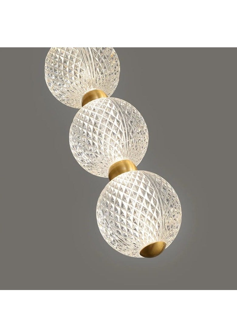 Generic - Modern ceiling chandelier, three-core shape, three lights, 28 watts, size 30 cm - Image 1