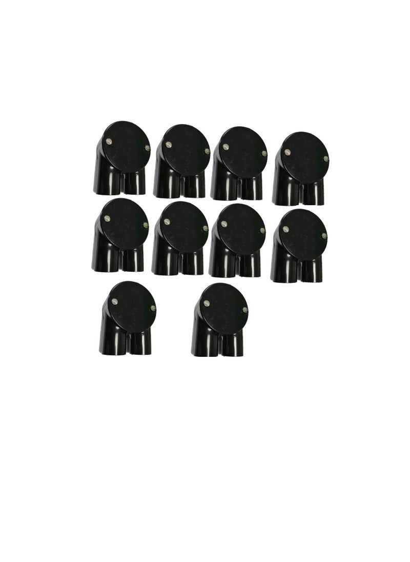 Generic PVC Electrical Conduit Pipe & Fittings for Indoor and Outdoor Electrical Wiring and Cabling (Pack of 10) (25mm, Junction -U- Way)  - Image 1