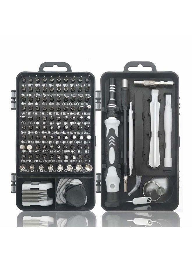 Padarsey Precision Screwdriver Set 115 in 1 Repair Tools Kit with Magnetic Driver Kit,Electronics Precision Screwdriver Set with Portable Bag for Repair Computer, Cell Phone, PC, iPhone,Lap Black - Image 1