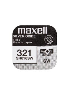 Maxell 10-Pieces 321 / SR616SW 1.55V Silver Oxide Batteries  - Image 2