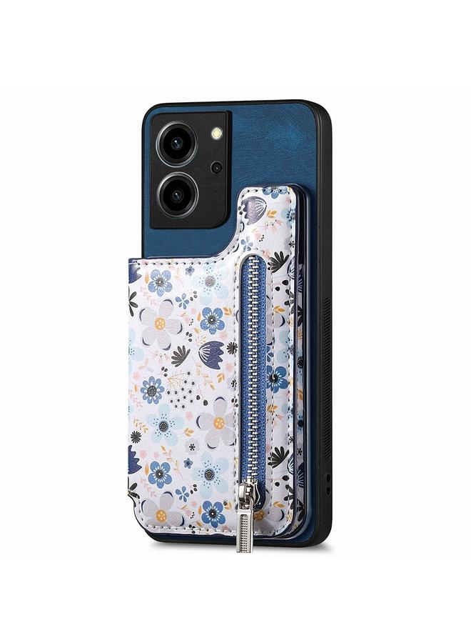S-TOP Case For Honor 80 SE Retro Painted Zipper Wallet Back Phone Case - Image 1