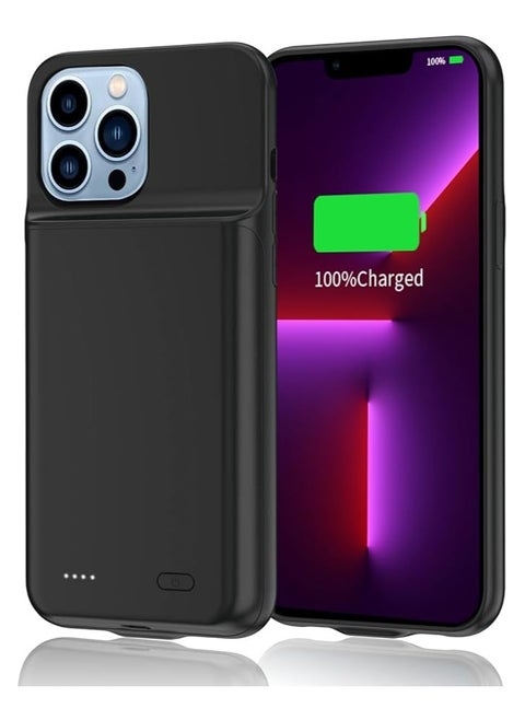 Battery Case for iPhone 12 and 13 Pro max,7000mAh Slim Portable Rechargeable Battery Charging Case Compatible with iPhone Extended Battery Charger Case