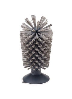 POXEFLIP POXEFLIP Silicone Glass Cleaning Brush Brush Cup with Suction Base Standing Glass Cleaner MugMulticolour  - Image 1