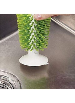 POXEFLIP POXEFLIP Silicone Glass Cleaning Brush Brush Cup with Suction Base Standing Glass Cleaner MugMulticolour  - Image 3