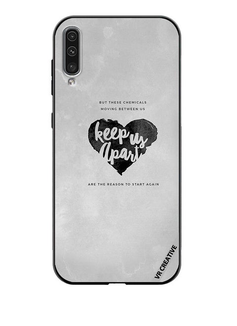 Protective Case Cover For Samsung Galaxy A70/A70s Keep Us Apart Design Multicolour