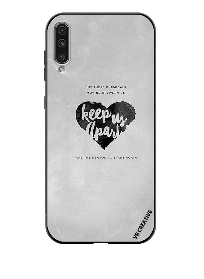 Protective Case Cover For Samsung Galaxy A70/A70s Keep Us Apart Design Multicolour
