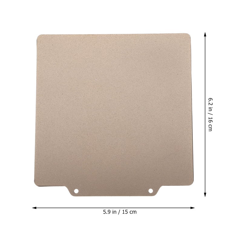 لوح بناء ساخن مزدوج الجوانب مغطى بصفائح فولاذية مقاس 150x150x2 مم للطابعة ثلاثية الأبعاد - Image 3