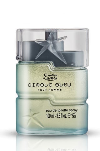 Diable Bleu Perfume for Men - 100ml / 3.4 fl.oz | Eau de Toilette (EDT) | Oriental & Woody Long Lasting Fragrance | Gift for Men