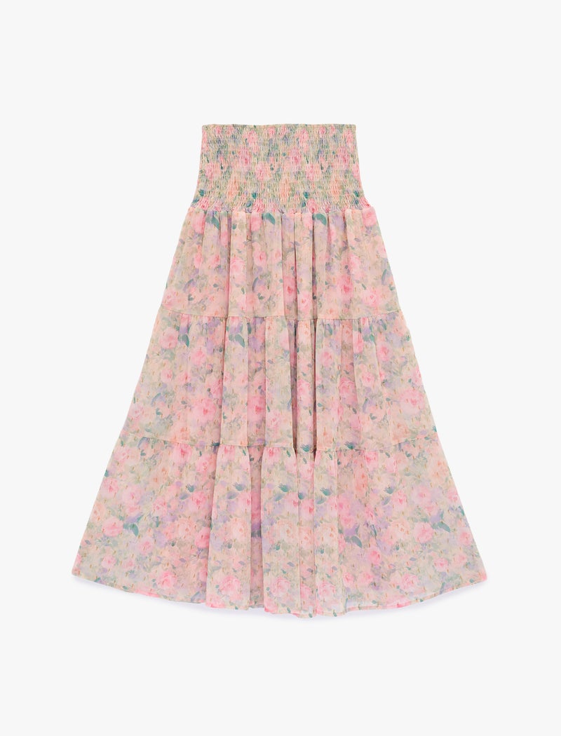 KOTON Printed Elastic Waist Skirt - Image 4