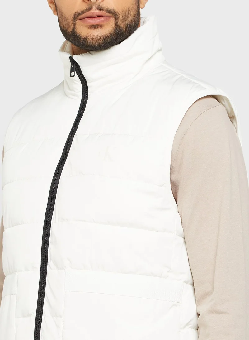 Calvin Klein Jeans Badge Elastic Trim Vest
