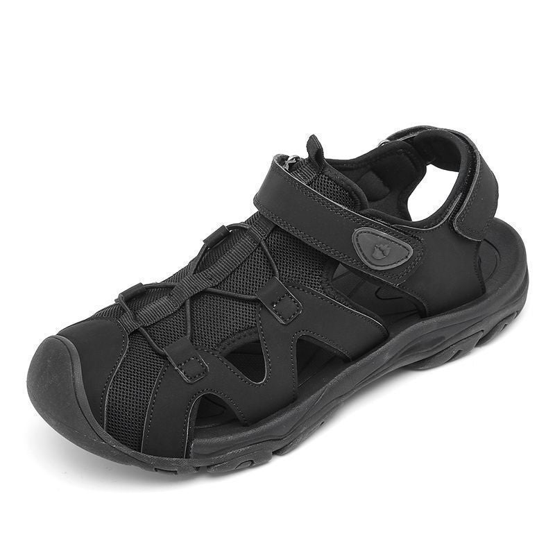 Men'S Shoes Summer Soft-Soled Sandals Breathable Odor-Proof Beach Shoes Large Children'S Non-Slip Wear-Resistant Cave Shoes - Image 1