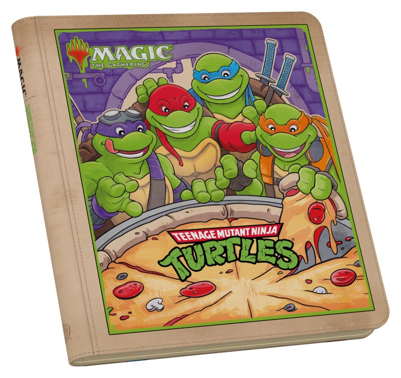 Ultimate Guard - Zipfolio 480 Xenoskin - Magic: The Gathering Universes Beyond - Teenage Mutant Ninja Turtles [ Pizza Box - Image 1
