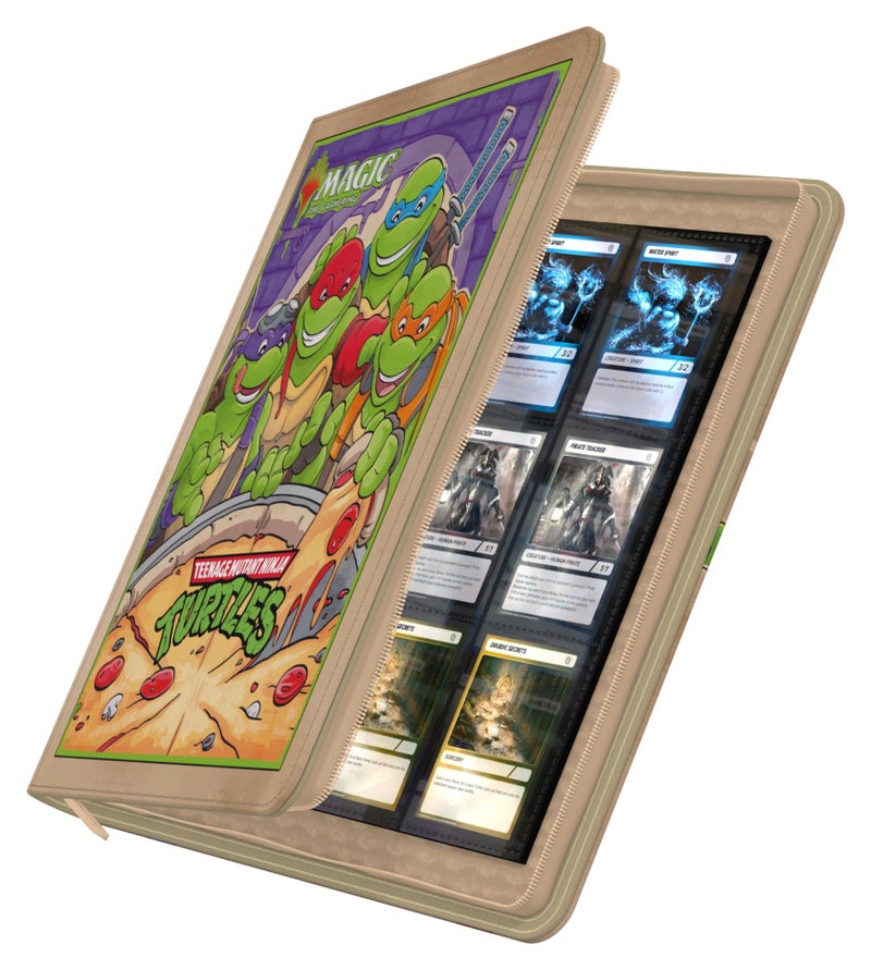 Ultimate Guard - Zipfolio 480 Xenoskin - Magic: The Gathering Universes Beyond - Teenage Mutant Ninja Turtles [ Pizza Box - Image 4