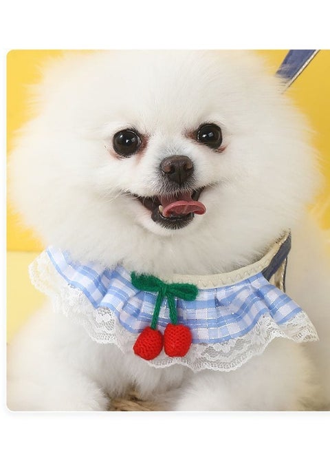 Adorable Dog Harness, Adjustable Dog Harness for Small Medium Dogs No Pull, Small Dog Harness with Leash, Easy Walk Dog Harness, Breathable Soft Mesh No Choke Dog Harness Puppy Cat Harness