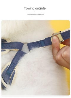 A.M Adorable Dog Harness, Adjustable Dog Harness for Small Medium Dogs No Pull, Small Dog Harness with Leash, Easy Walk Dog Harness, Breathable Soft Mesh No Choke Dog Harness Puppy Cat Harness  - Image 5