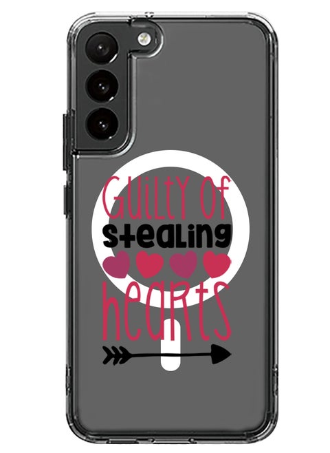 Magnetic Case for Samsung Galaxy S23 Plus 6.6-inch Compatible with MagSafe Wireless Charging, Shockproof Phone Bumper Cover Guilty of Stealing hearts copy