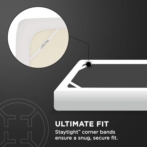 Tempur-Pedic Protect Waterproof Mattress Protector, Twin XL, White - Image 2