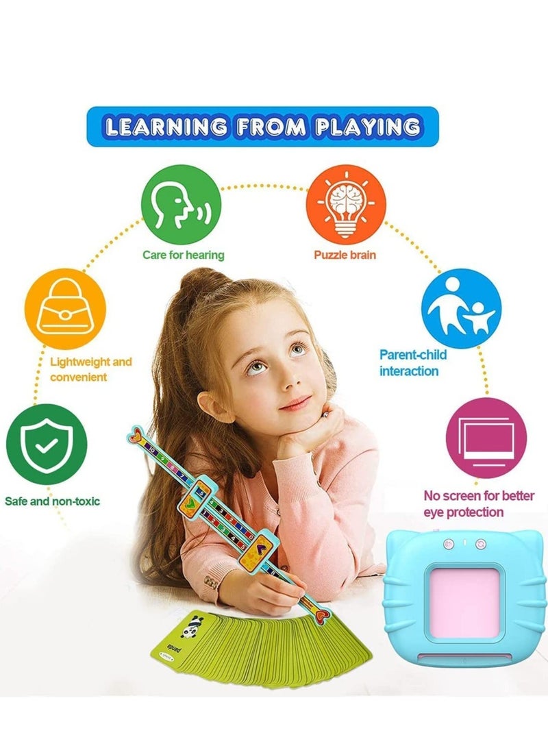 English Enlightenment Card Type Early Education Machine ， Toddler learning Toys， Suitable for 1-3 years Old Children Electronic Learning Toys/ Suitable for Daycare, Preschool, Kindergarten/Boys, Girls - Image 4