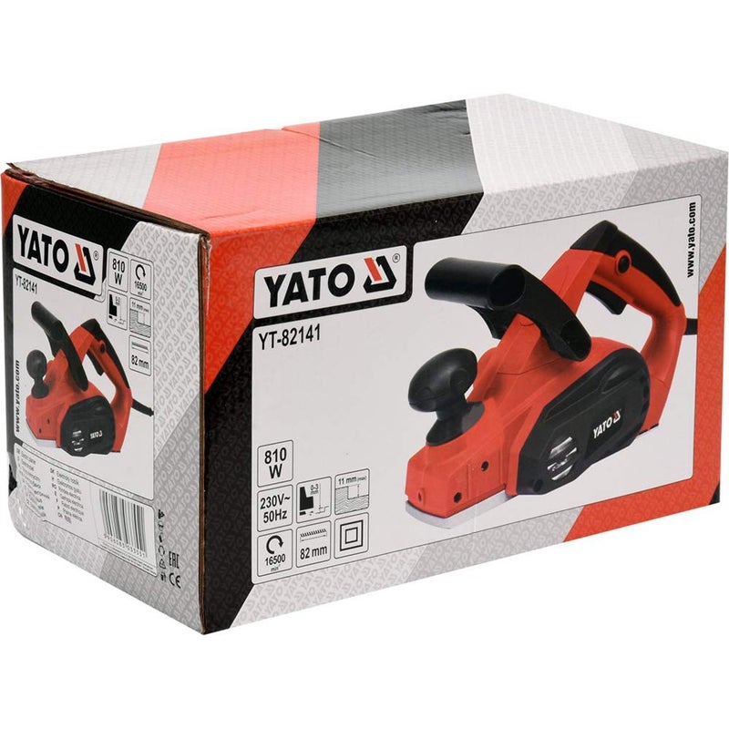 Yato 810W Electric Planer for Carpentry for Home Red Large - Image 3