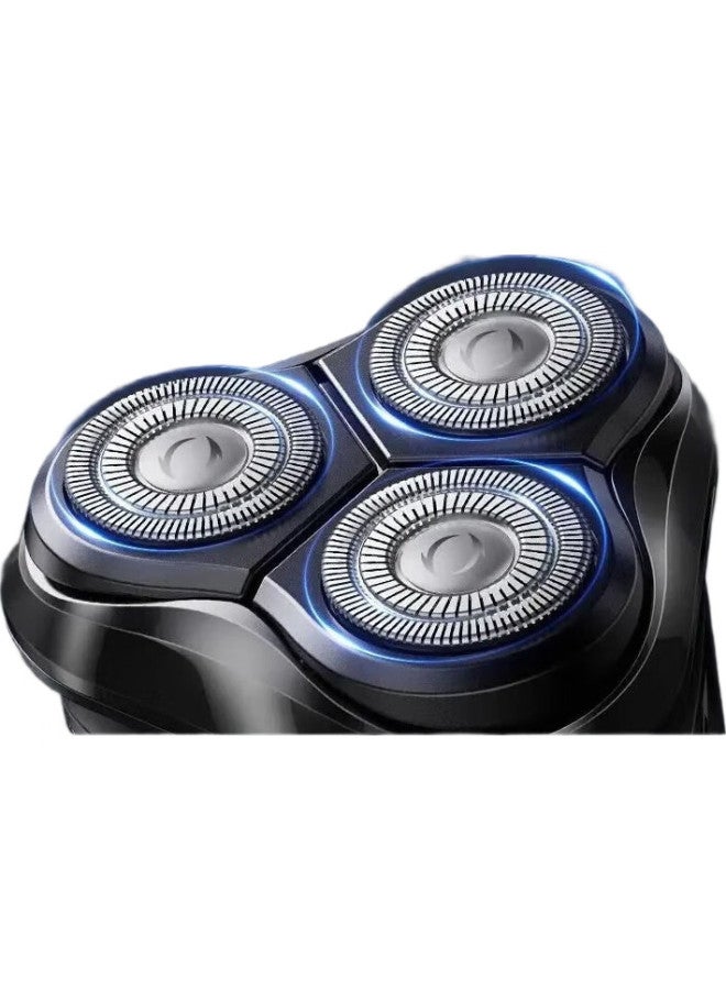 Aux Electric Shaver Portable Charging 10W High Power Rotary 3-Blade Shaver Gift For Father Boyfriend Husband Birthday New Year - Image 1