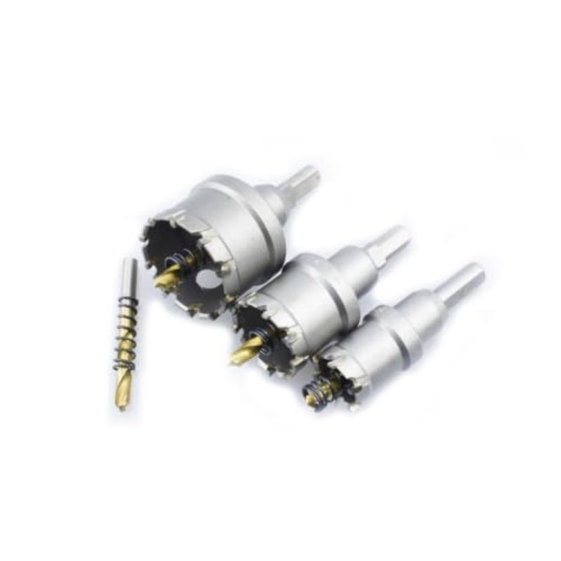 6PCS TCT Hole Saw Set 16-35mm, Heavy Duty Metal Hole Opener, Stainless Steel Aluminum Iron Plate Hole Cutter Drill Bits with Aluminum Storage Case - Image 5