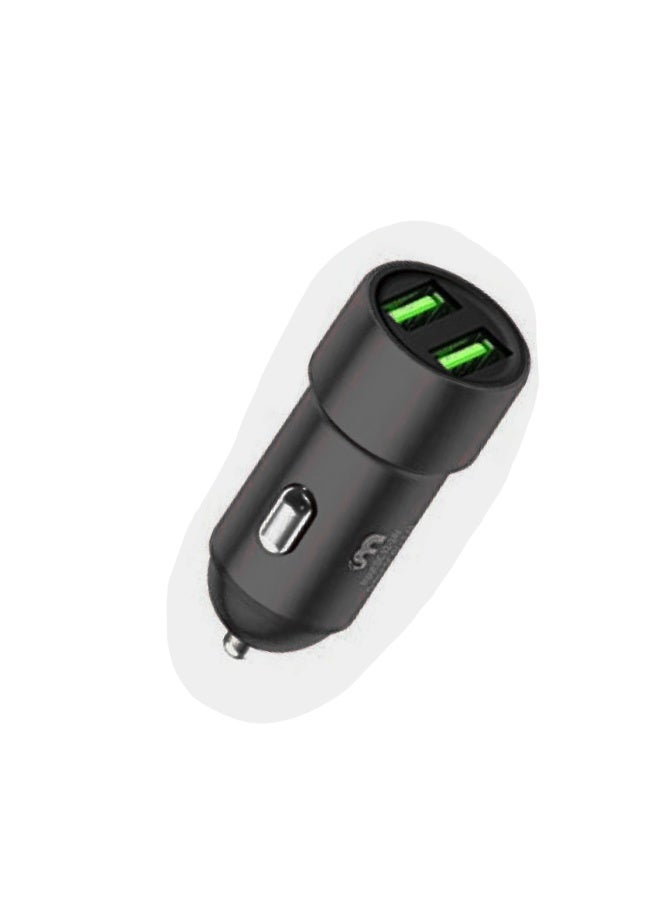 Peston Super Fast Car Charger 3.4A Fast Charge Dual Port USB Car Power Converter Metal Car Charging Head for I Phone HUAWEI XIAO VIVO All Phone Models - Image 2