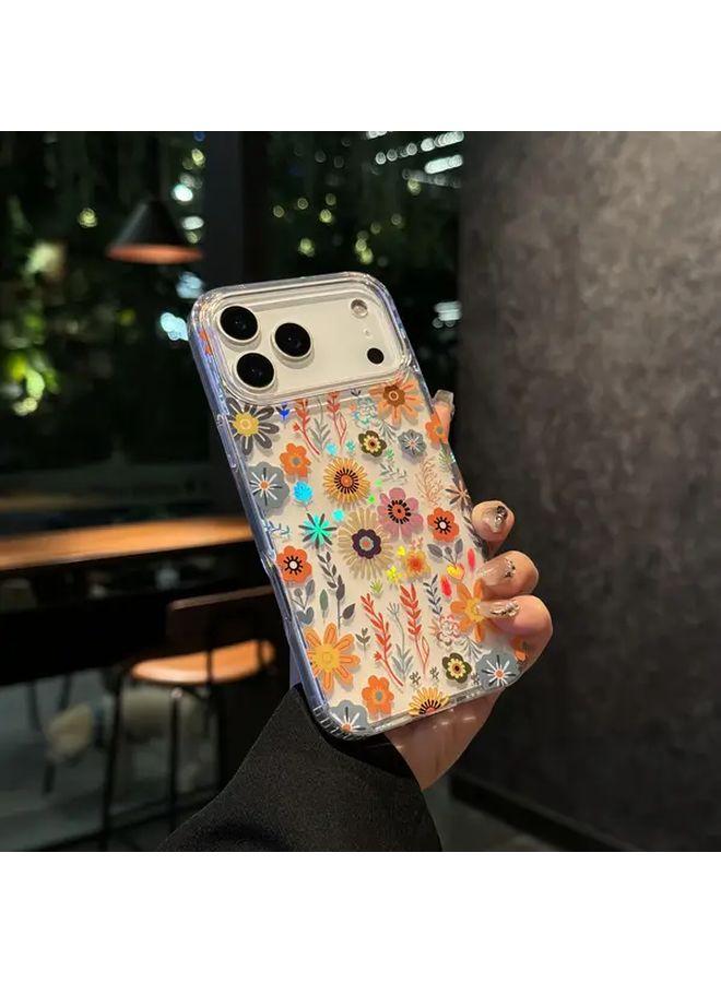 Floral Transparent Full Body Phone Case For Apple iPhone 12 Pro Max Mixed Color 1 Unique Cute Design Perfect Gift Family Friends Daily Essential Stylish Trendy Accessory Lightweight Snug Fit - Image 1